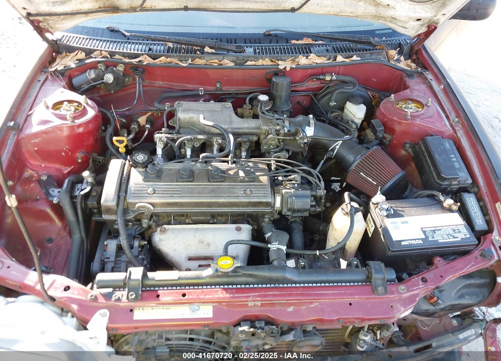 1996 TOYOTA COROLLA VIN: 2T1BA02E6TC128610