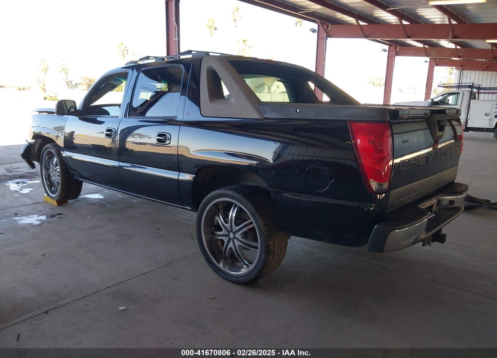 2005 CHEVROLET AVALANCHE 1500 LT VIN: 3GNEC12Z25G294722