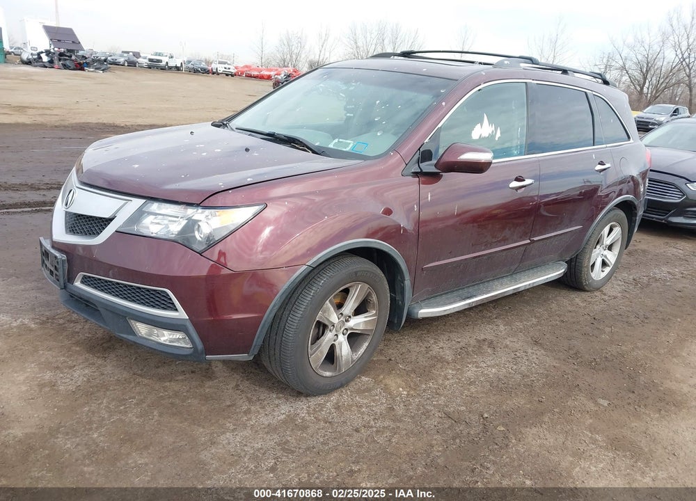 2011 ACURA MDX VIN: 2HNYD2H28BH509822