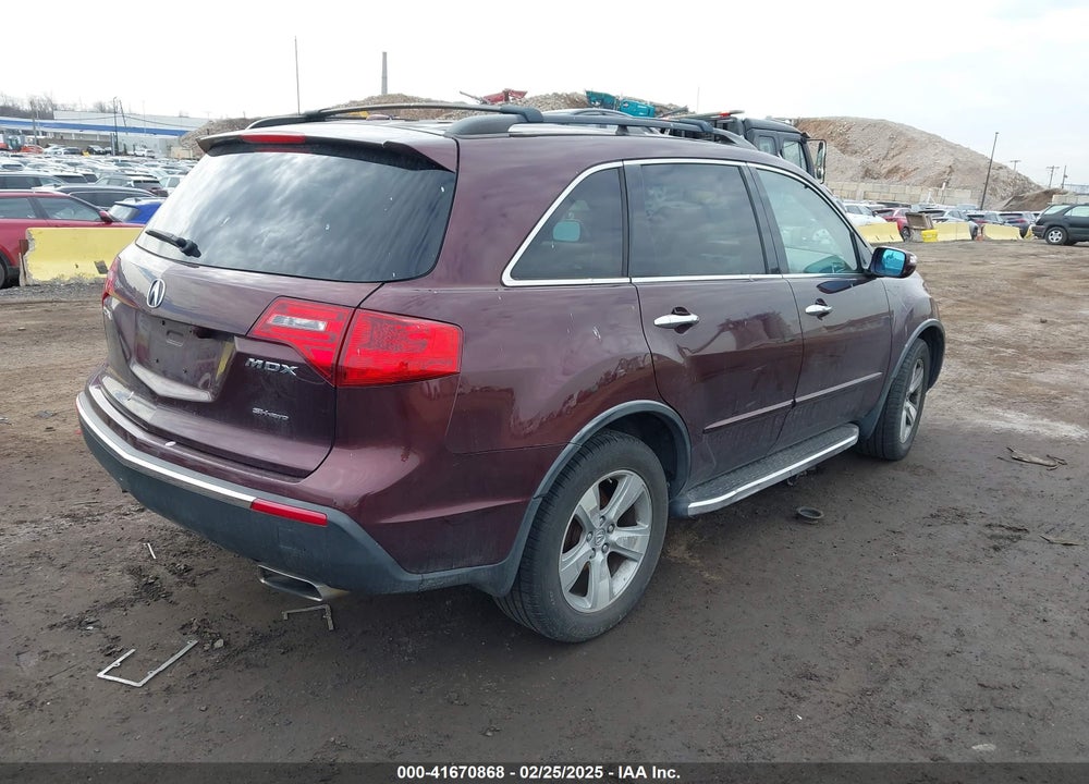 2011 ACURA MDX VIN: 2HNYD2H28BH509822