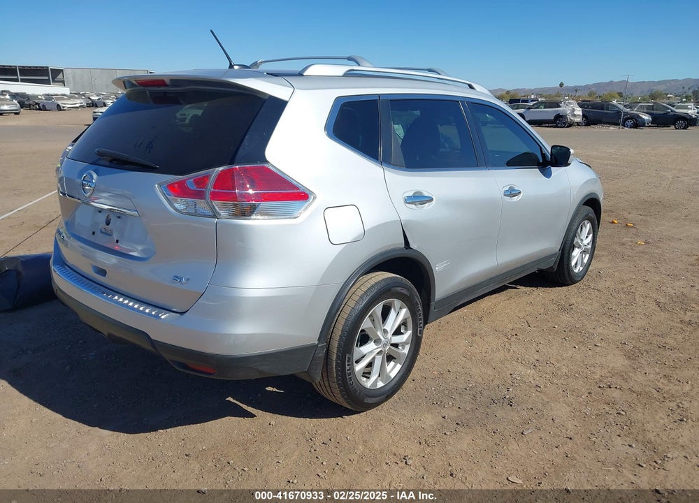 2016 NISSAN ROGUE SV VIN: KNMAT2MT6GP729746