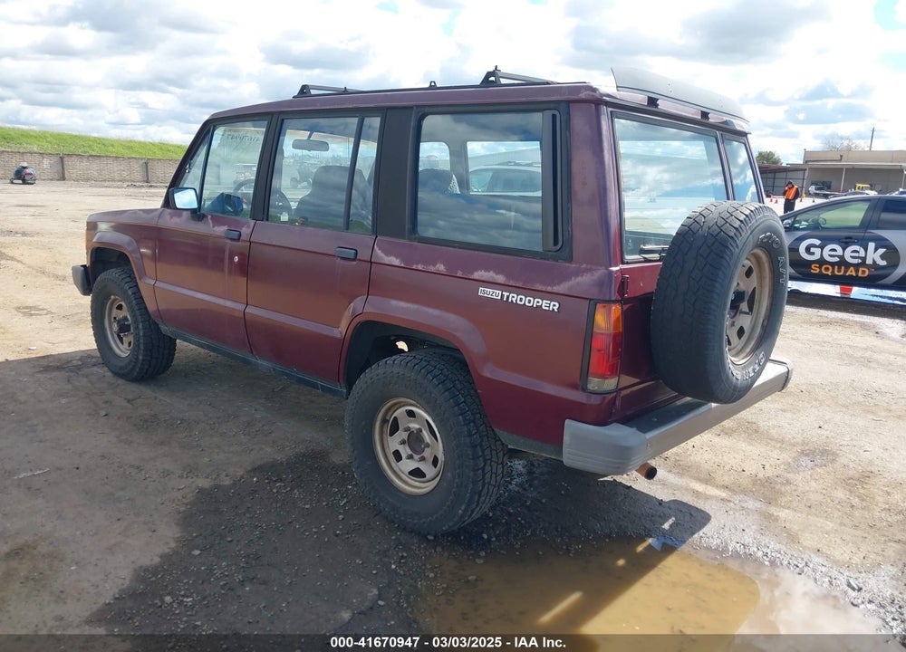 1990 ISUZU TROOPER VIN: JACCH58E7L7901296