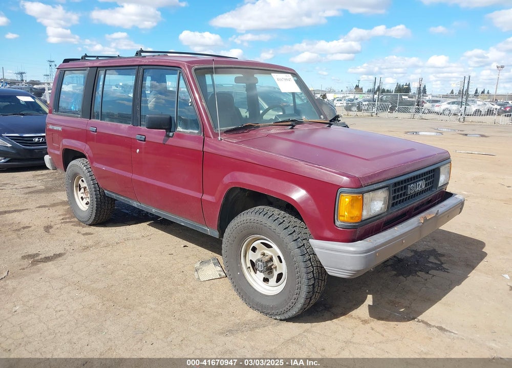 1990 ISUZU TROOPER VIN: JACCH58E7L7901296