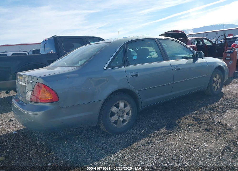 2001 TOYOTA AVALON XL VIN: 4T1BF28B11U116211