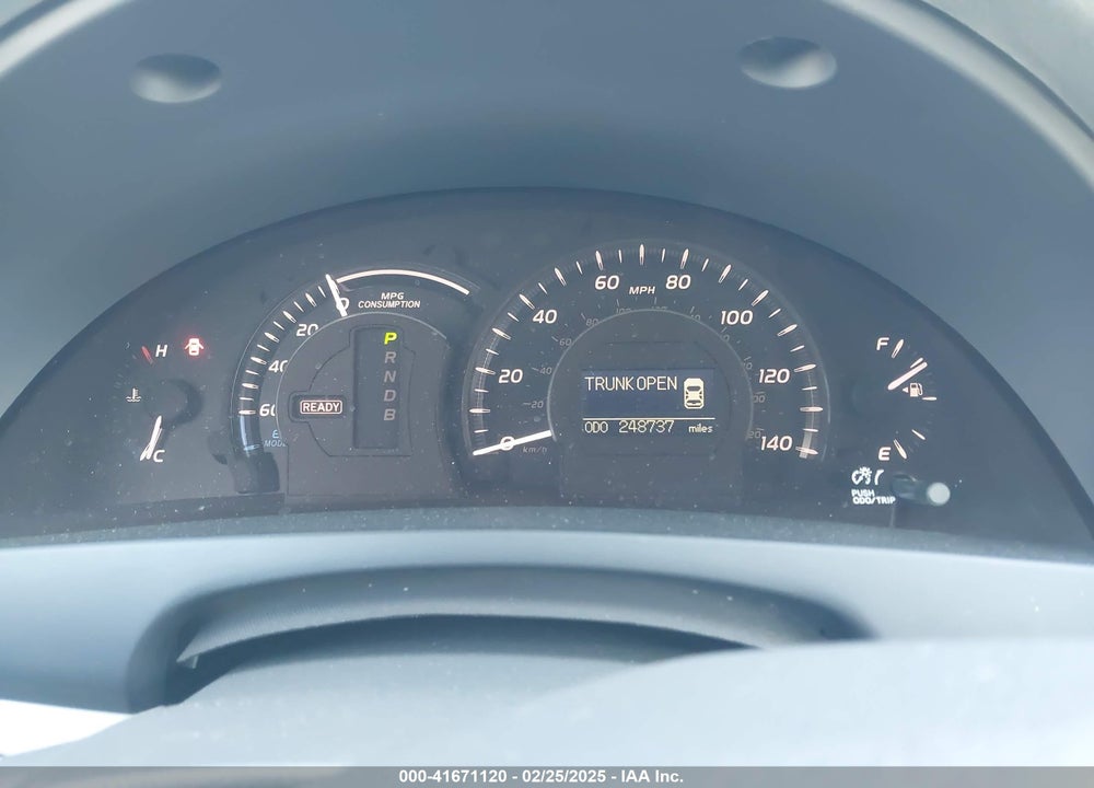 2007 TOYOTA CAMRY HYBRID VIN: JTNBB46K673011138