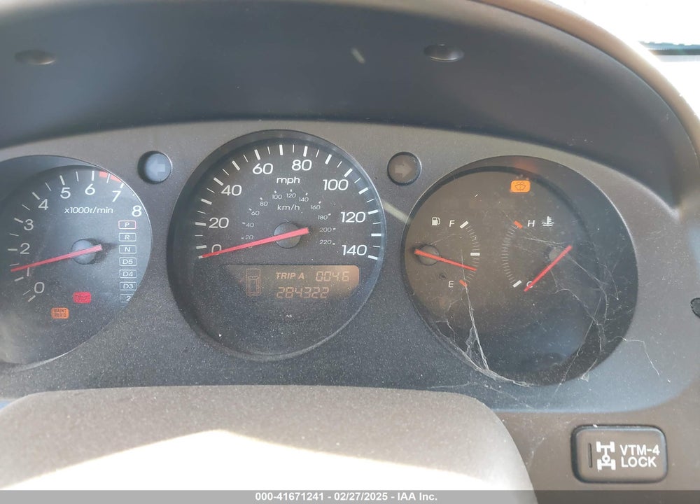 2002 ACURA MDX VIN: 2HNYD18832H535114