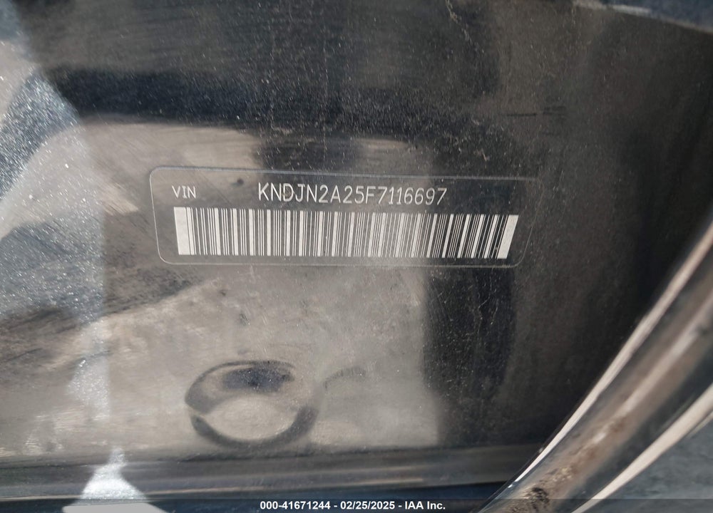2015 KIA SOUL VIN: KNDJN2A25F7116697
