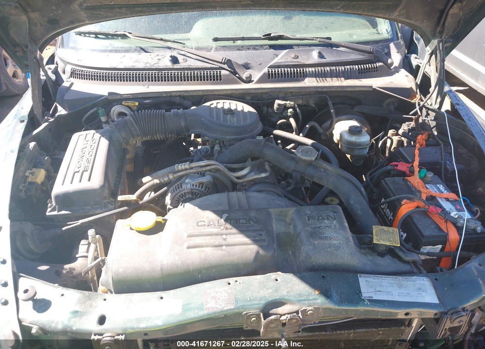 2000 DODGE DAKOTA VIN: 1B7GL22X1YS600067