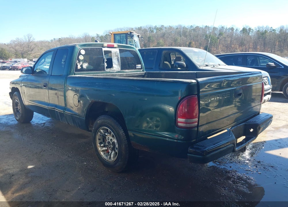 2000 DODGE DAKOTA VIN: 1B7GL22X1YS600067