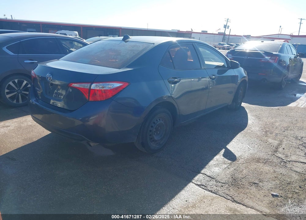 2016 TOYOTA COROLLA VIN: 5YFBURHE2GP407528