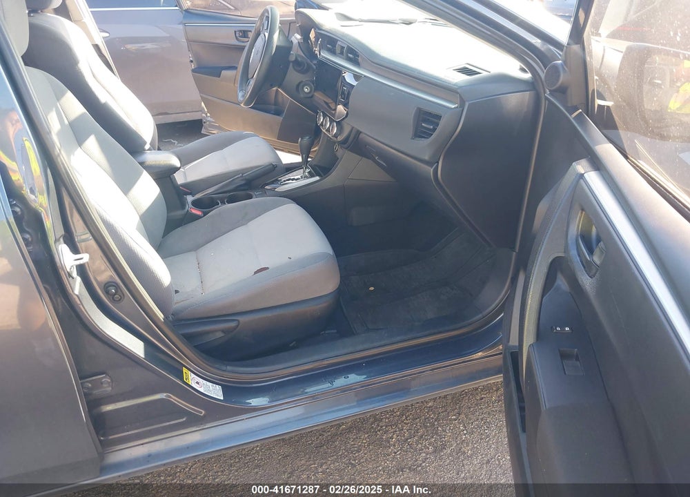 2016 TOYOTA COROLLA VIN: 5YFBURHE2GP407528