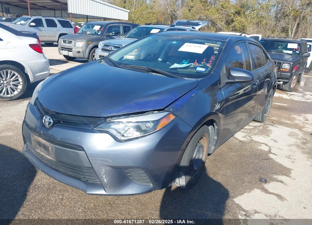 2016 TOYOTA COROLLA VIN: 5YFBURHE2GP407528