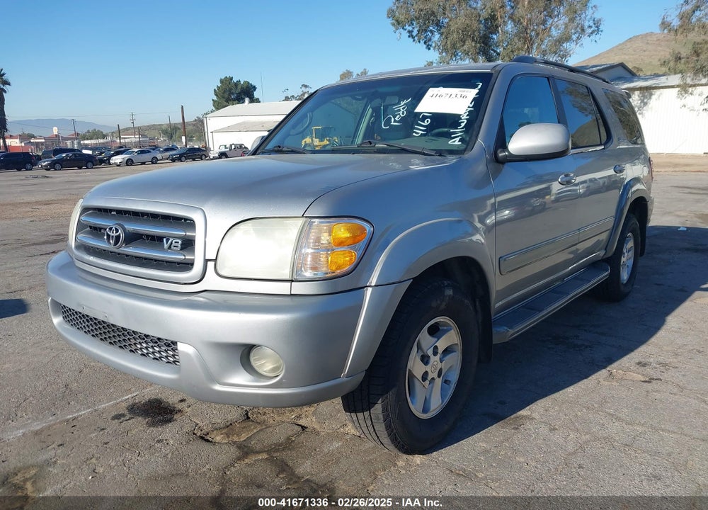 2001 TOYOTA SEQUOIA LIMITED V8 VIN: 5TDZT38A61S044399