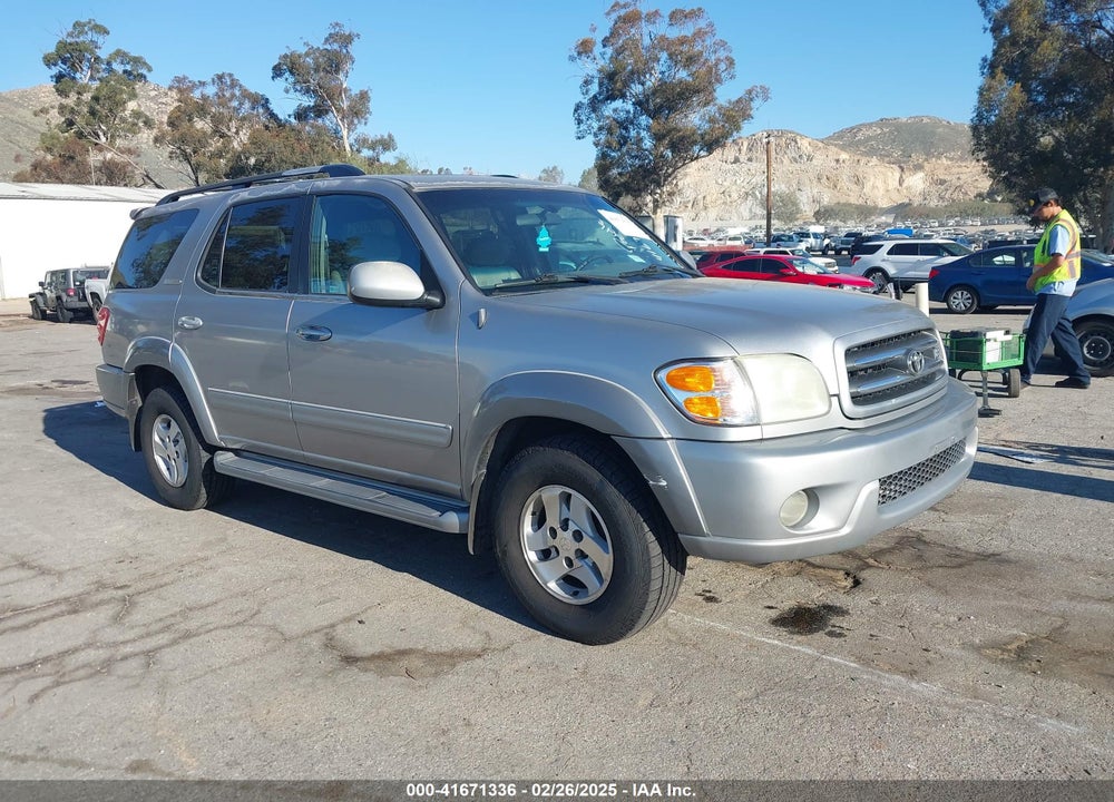 2001 TOYOTA SEQUOIA LIMITED V8 VIN: 5TDZT38A61S044399