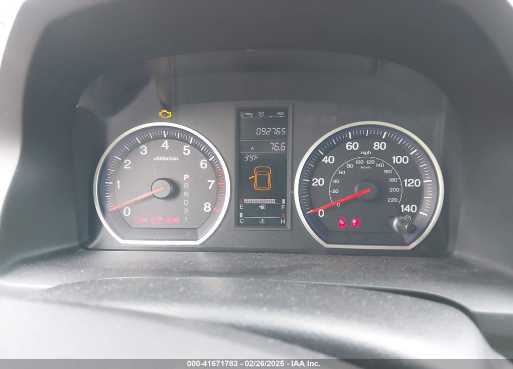 2009 HONDA CR-V VIN: 5J6RE485X9L027776