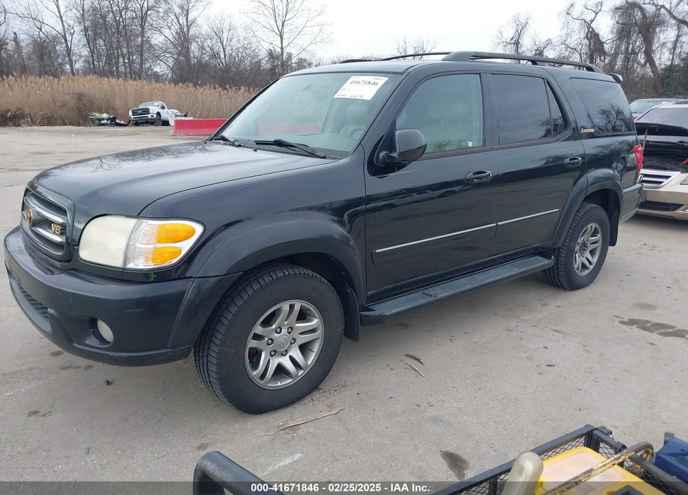 2003 TOYOTA SEQUOIA LIMITED V8 VIN: 5TDBT48A63S184964