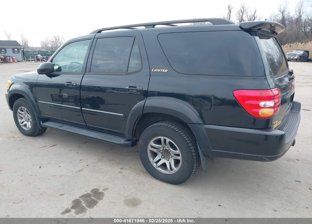 2003 TOYOTA SEQUOIA LIMITED V8 VIN: 5TDBT48A63S184964