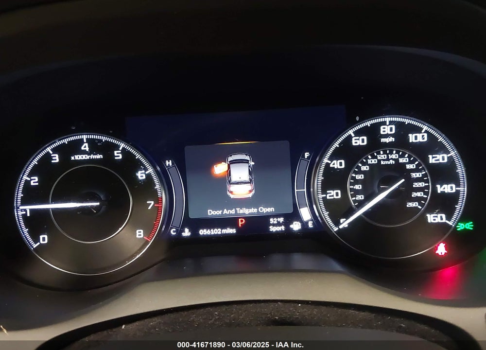2019 ACURA RDX STANDARD VIN: 5J8TC2H38KL002225