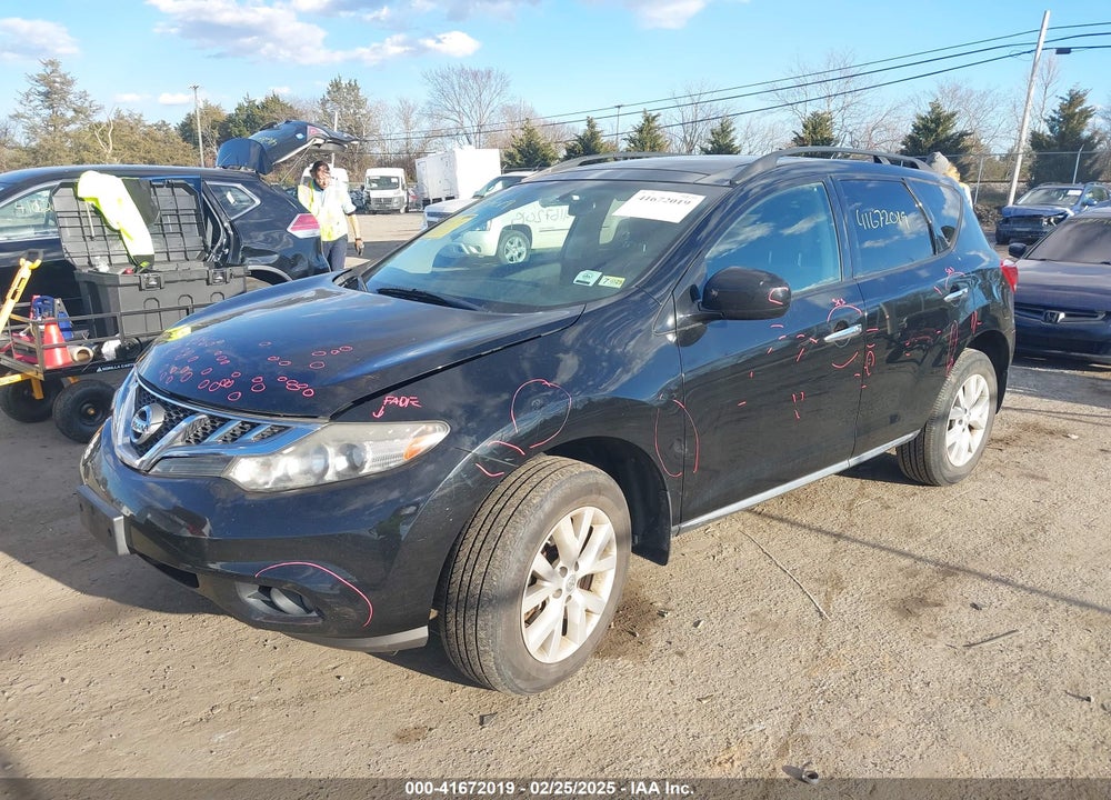 2011 NISSAN MURANO VIN: JN8AZ1MW9BW181392