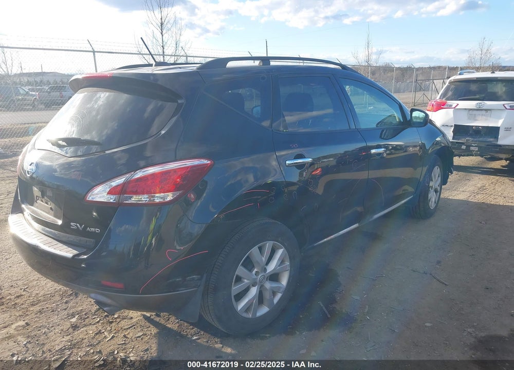 2011 NISSAN MURANO VIN: JN8AZ1MW9BW181392