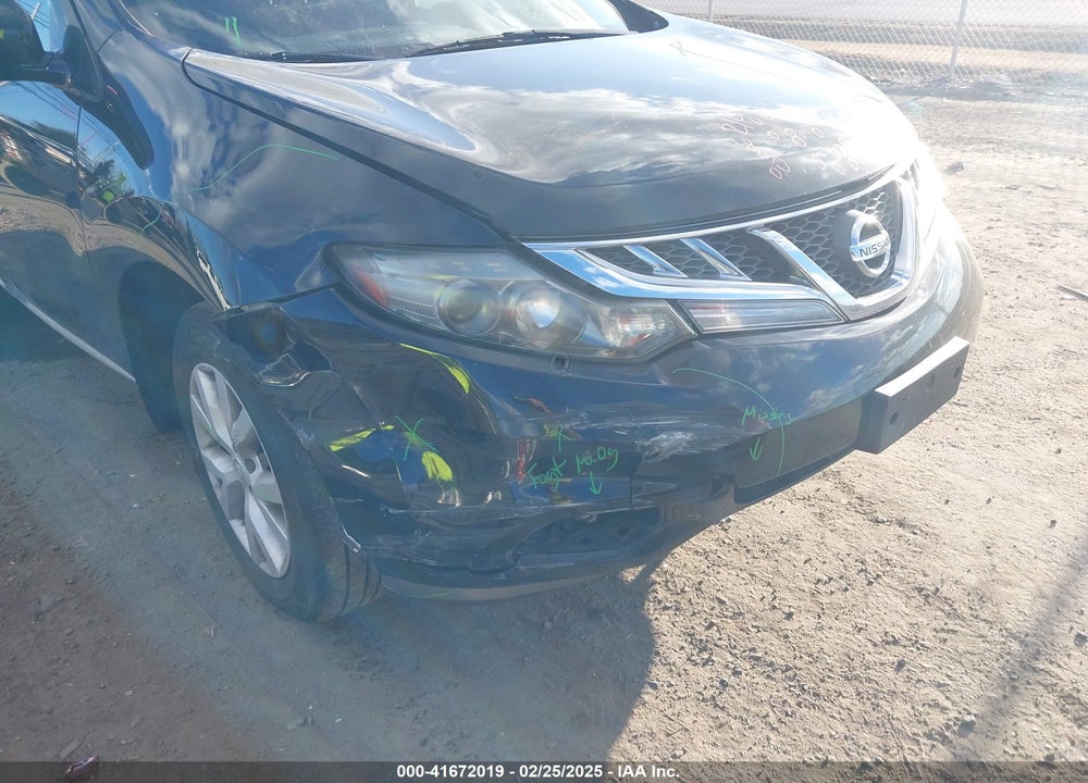 2011 NISSAN MURANO VIN: JN8AZ1MW9BW181392