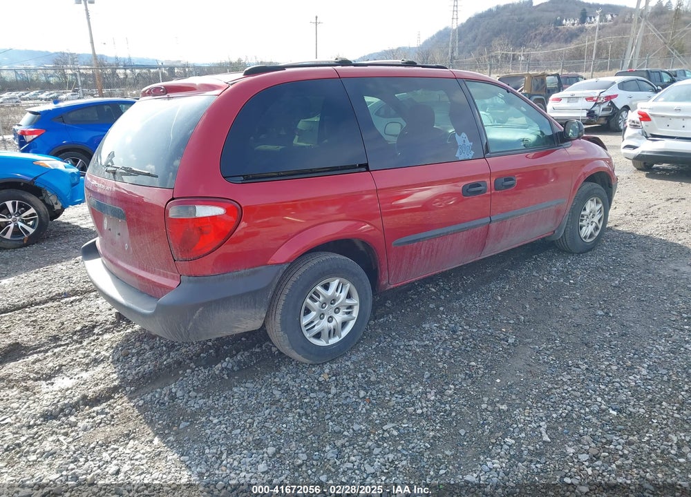 2004 DODGE CARAVAN SE VIN: 1D8GP25B54B521744