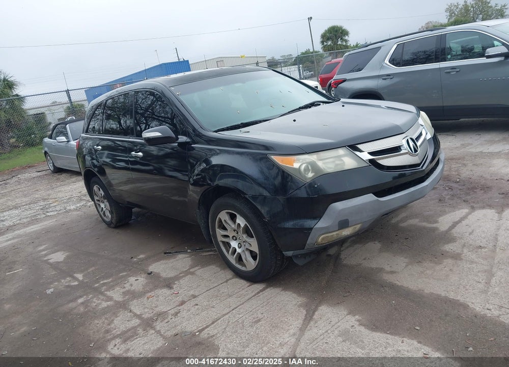 2008 ACURA MDX TECHNOLOGY PACKAGE VIN: 2HNYD28448H508726