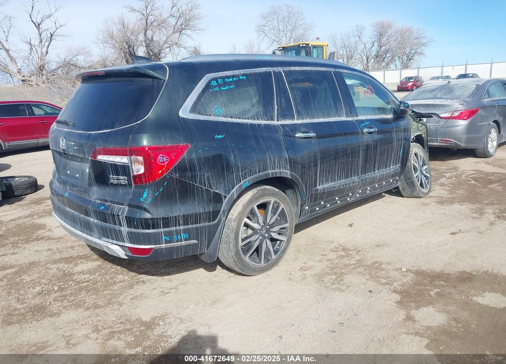 2020 HONDA PILOT AWD TOURING 7 PASSENGER VIN: 5FNYF6H69LB029578