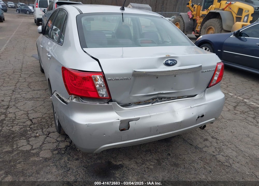 2008 SUBARU IMPREZA VIN: JF1GE61658H512667