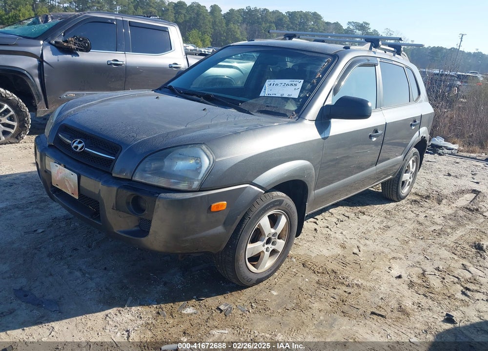 2008 HYUNDAI TUCSON GLS VIN: KM8JM12B18U715365