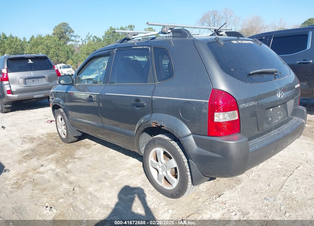 2008 HYUNDAI TUCSON GLS VIN: KM8JM12B18U715365