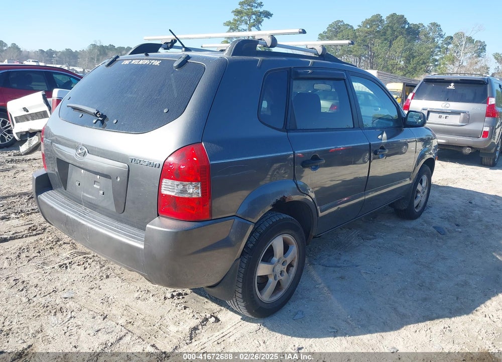 2008 HYUNDAI TUCSON GLS VIN: KM8JM12B18U715365