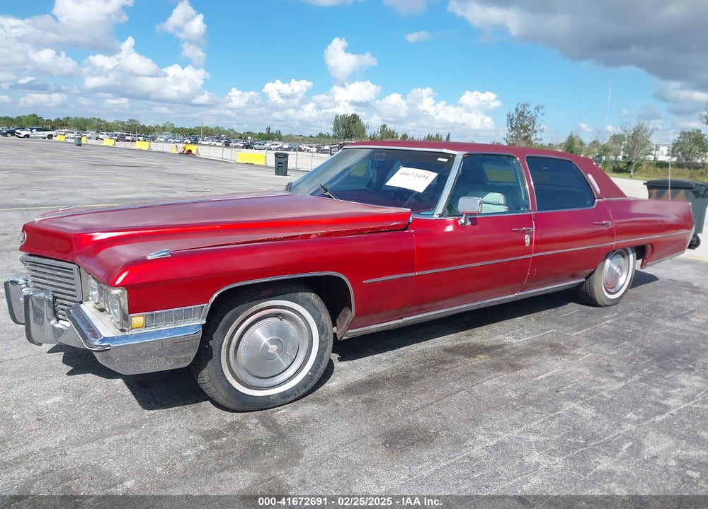1972 CADILLAC 4 DOOR SEDAN VIN: 6B69R2Q184718
