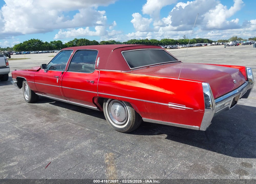1972 CADILLAC 4 DOOR SEDAN VIN: 6B69R2Q184718
