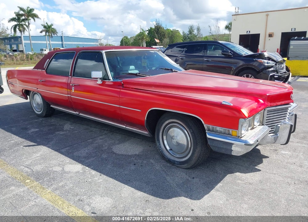 1972 CADILLAC 4 DOOR SEDAN VIN: 6B69R2Q184718