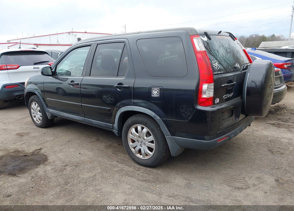 2006 HONDA CR-V SE VIN: SHSRD78946U431659
