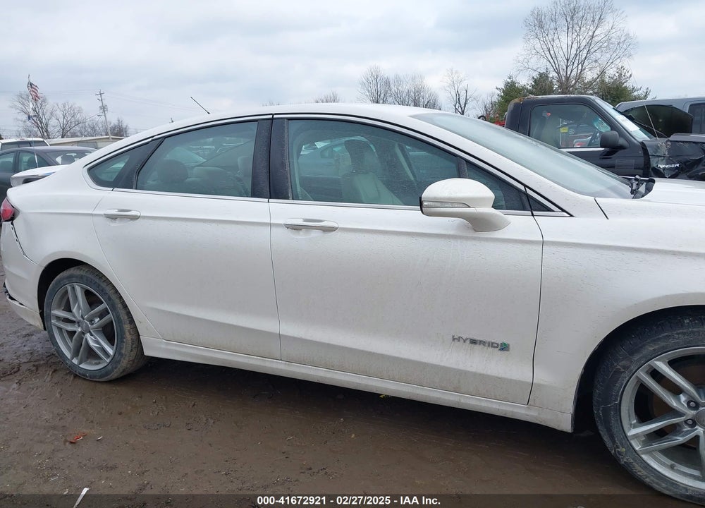 2014 FORD FUSION HYBRID VIN: 3FA6P0RU7ER376199