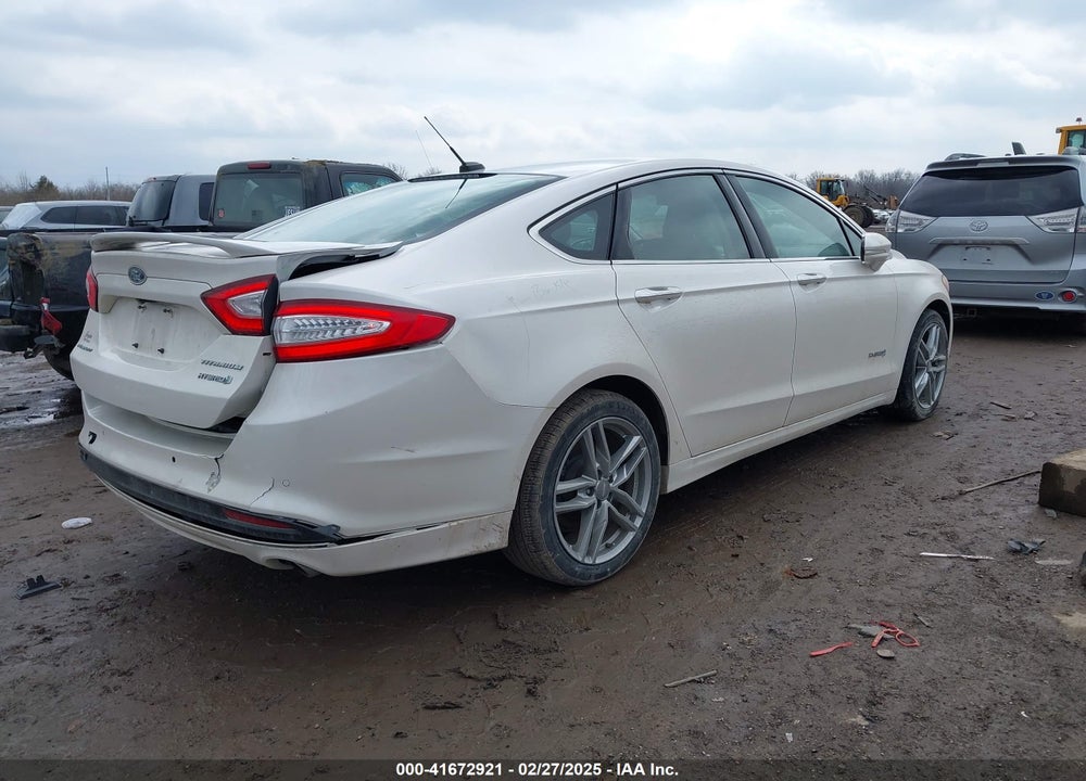 2014 FORD FUSION HYBRID VIN: 3FA6P0RU7ER376199