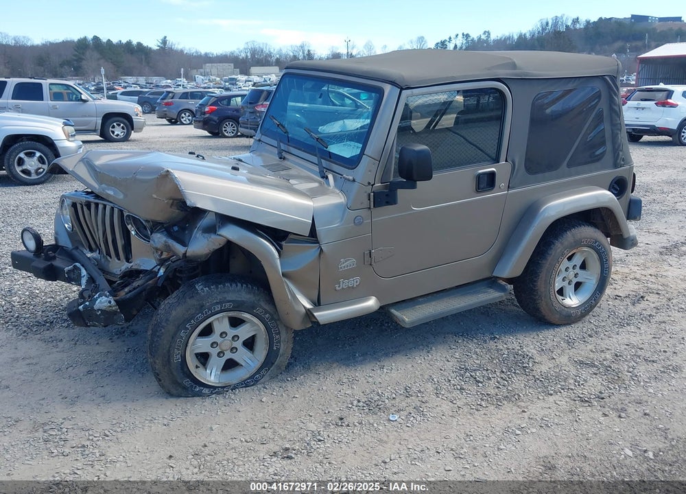 2004 JEEP WRANGLER SAHARA VIN: 1J4FA59S94P770777