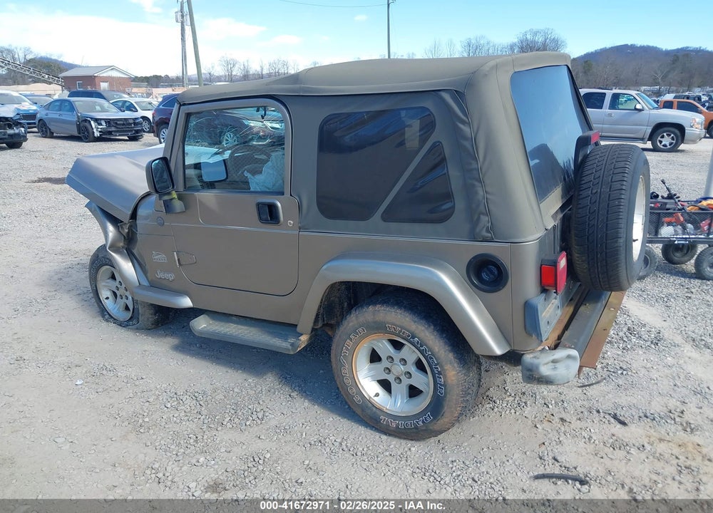 2004 JEEP WRANGLER SAHARA VIN: 1J4FA59S94P770777
