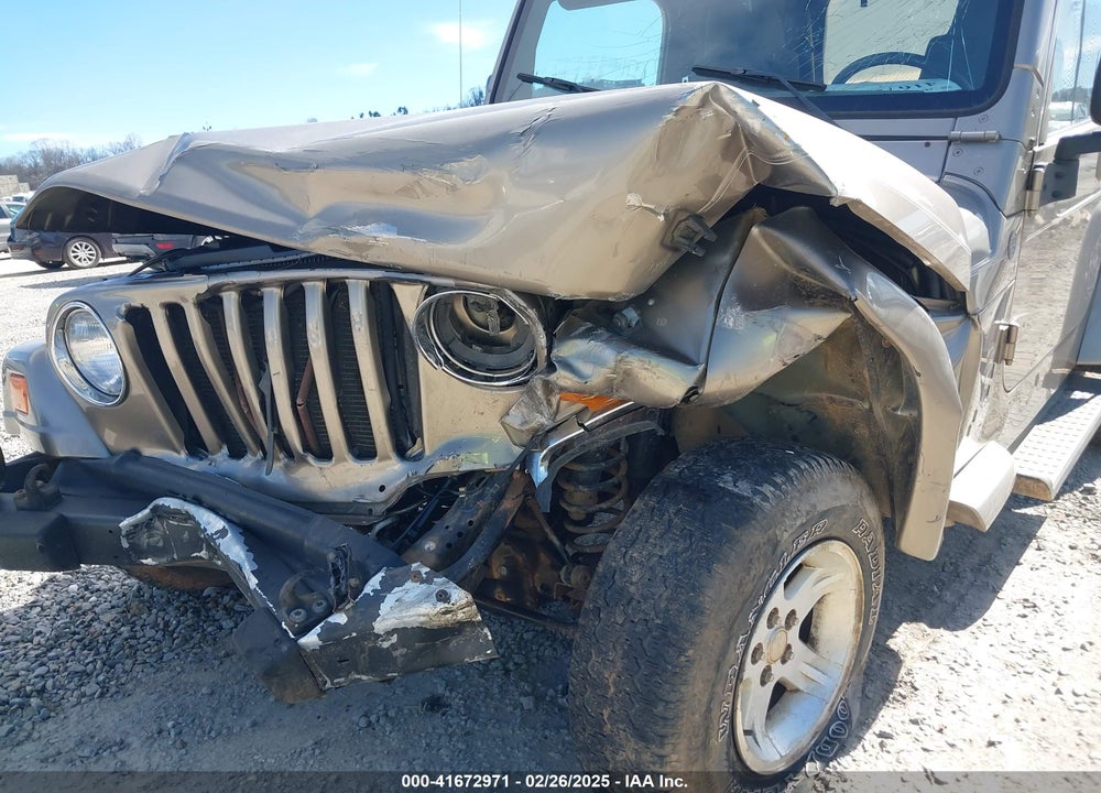 2004 JEEP WRANGLER SAHARA VIN: 1J4FA59S94P770777