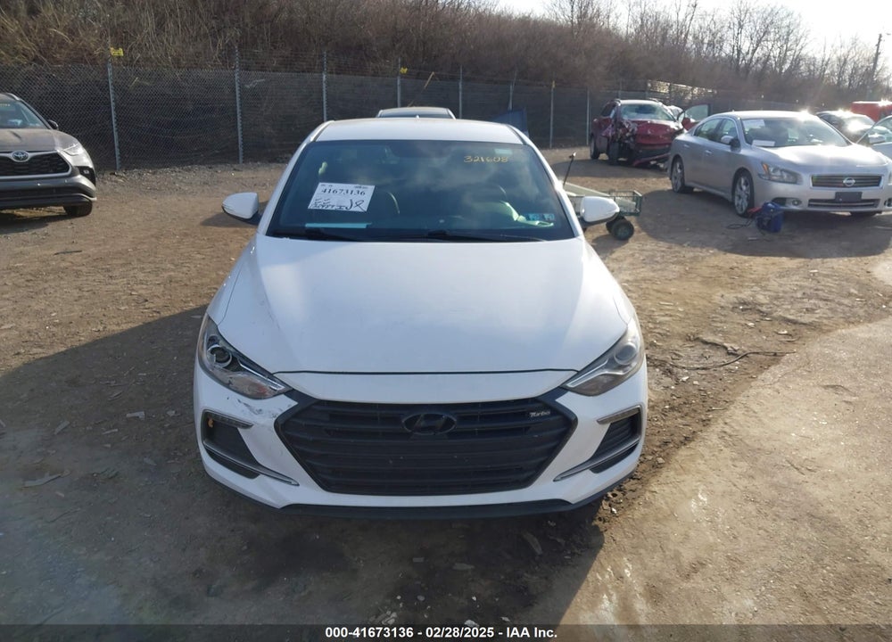 2017 HYUNDAI ELANTRA VIN: KMHD04LB2HU321608