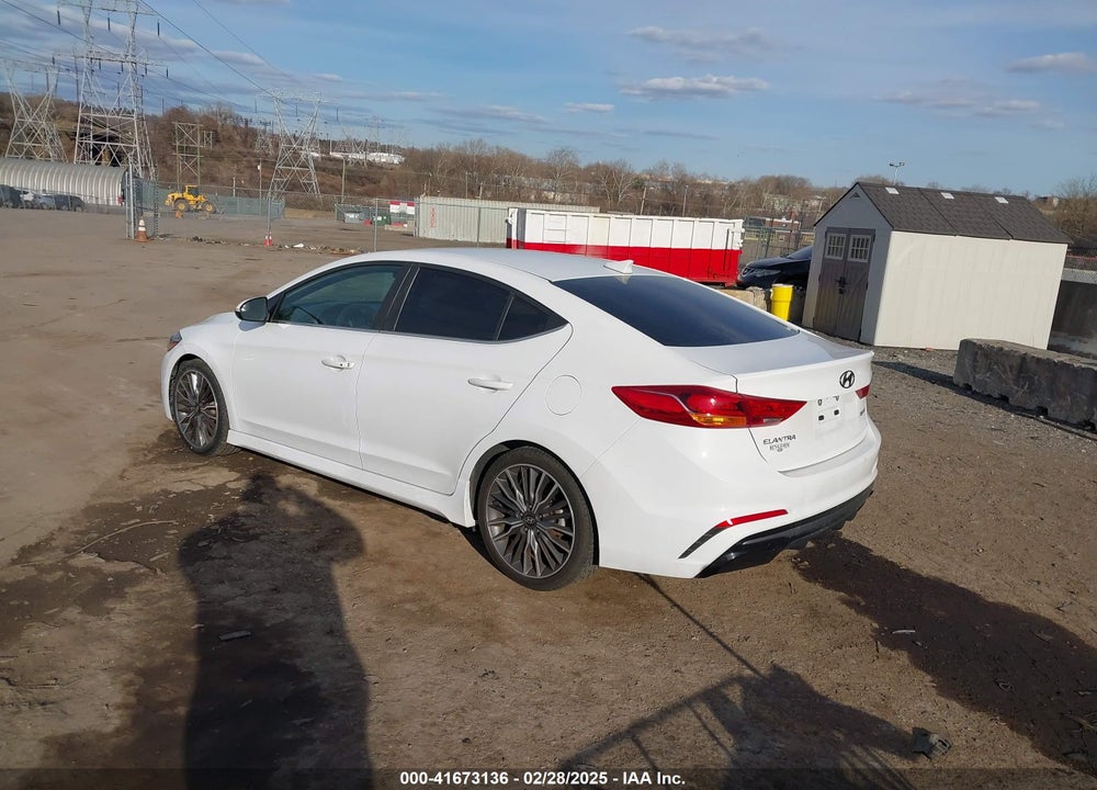 2017 HYUNDAI ELANTRA VIN: KMHD04LB2HU321608