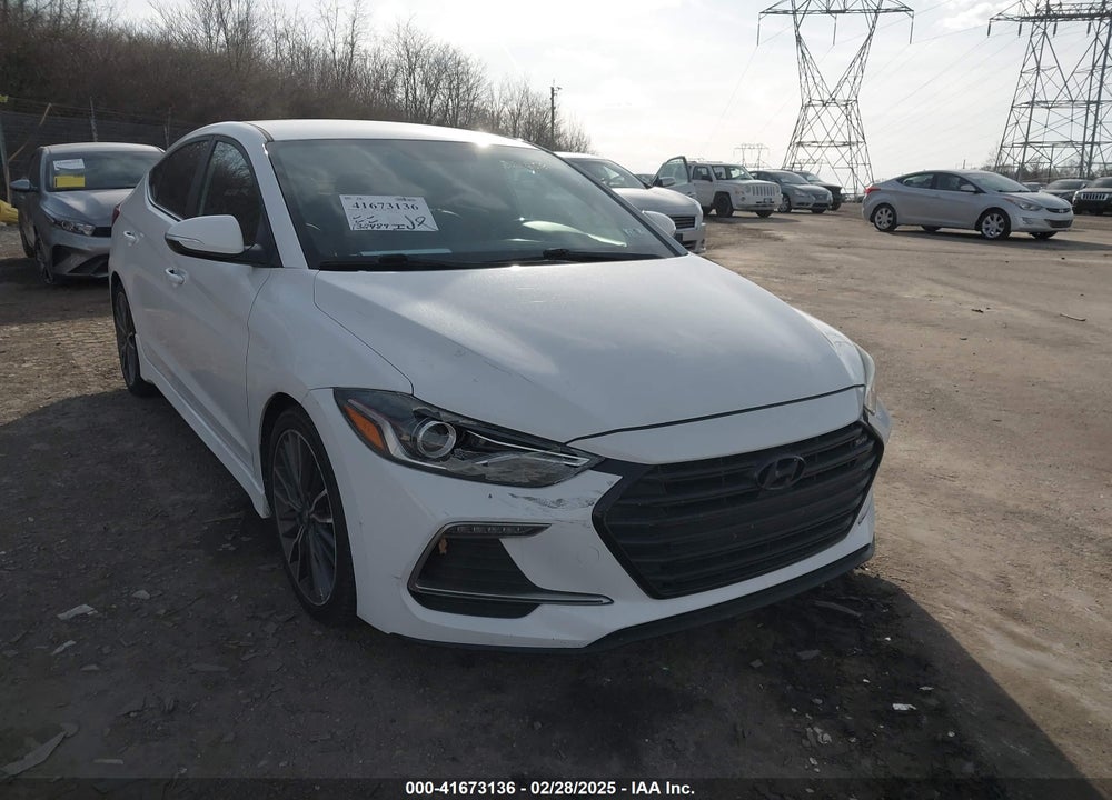 2017 HYUNDAI ELANTRA VIN: KMHD04LB2HU321608