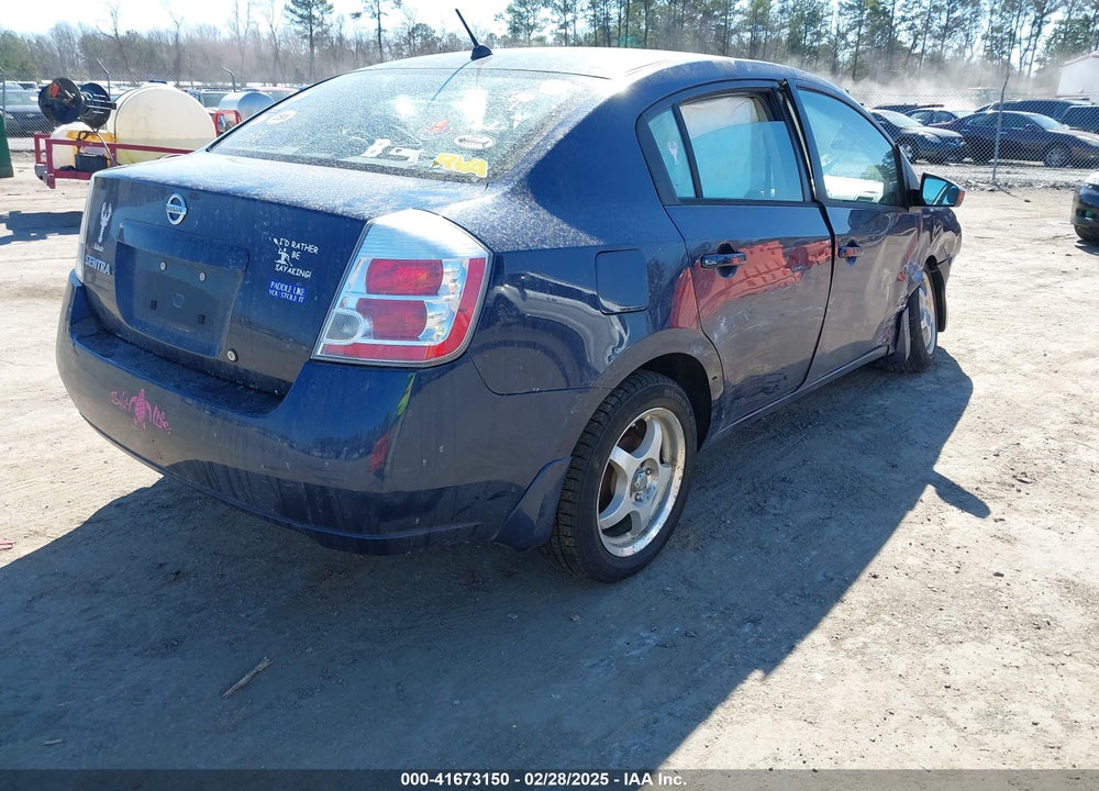 2008 NISSAN SENTRA VIN: 3N1AB61E48L746626