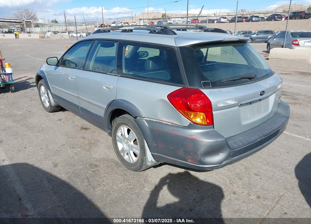 2005 SUBARU OUTBACK 2.5I LIMITED VIN: 4S4BP62C557374287