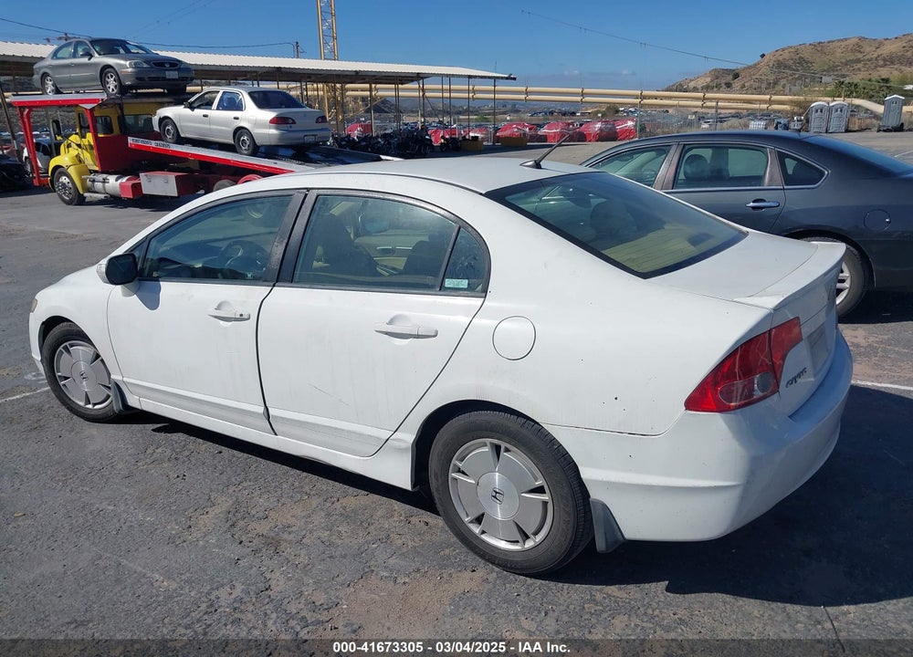 2008 HONDA CIVIC HYBRID VIN: JHMFA36258S024536