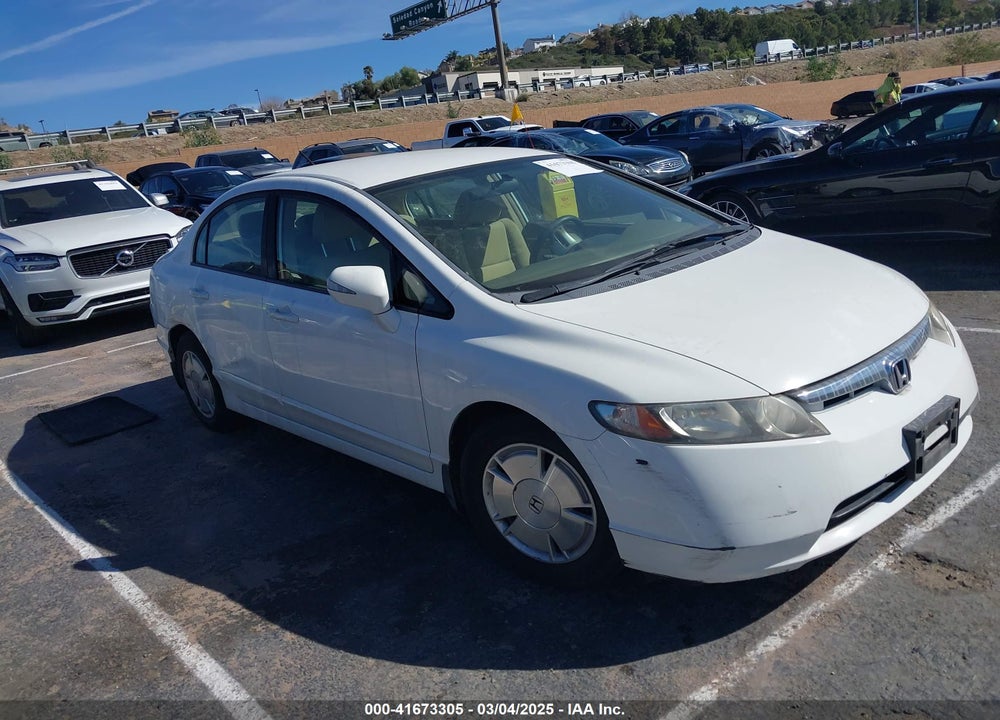 2008 HONDA CIVIC HYBRID VIN: JHMFA36258S024536