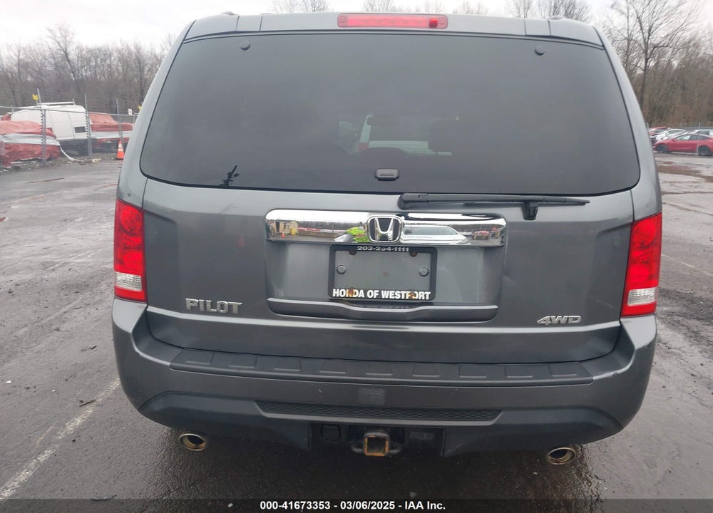 2012 HONDA PILOT EX-L VIN: 5FNYF4H59CB038311