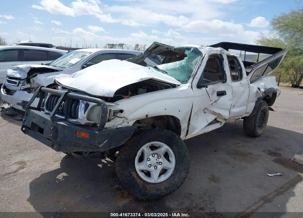 2002 TOYOTA TACOMA BASE V6 VIN: 5TEWN72N22Z082152